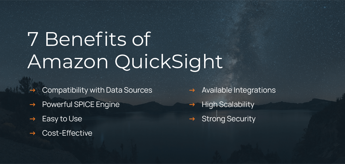 7 Benefits of Amazon Quicksight