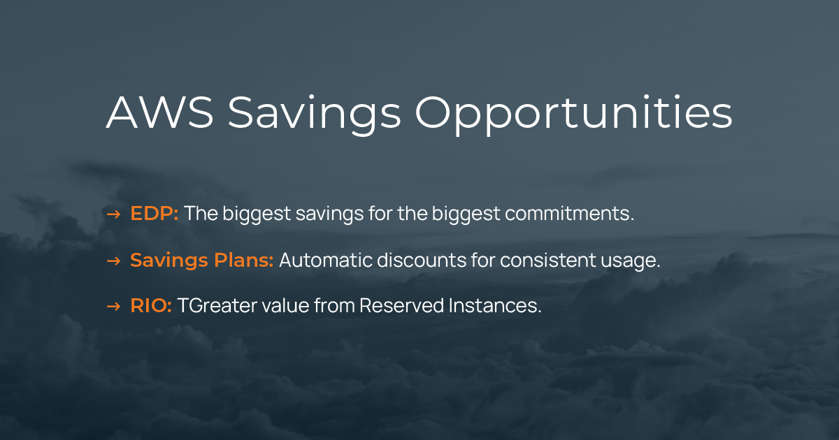 AWS Savings Opportunities