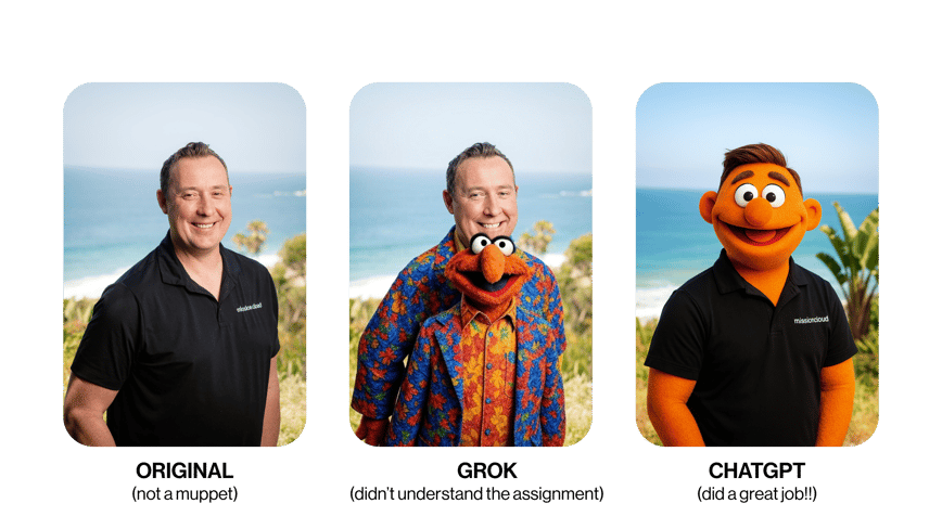 Ryan Ries as a muppet
