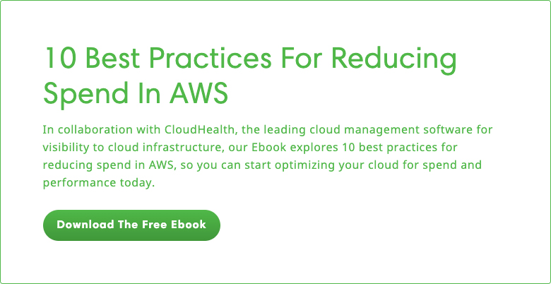 10 best practices for reducing spend in AWS - link to ebook