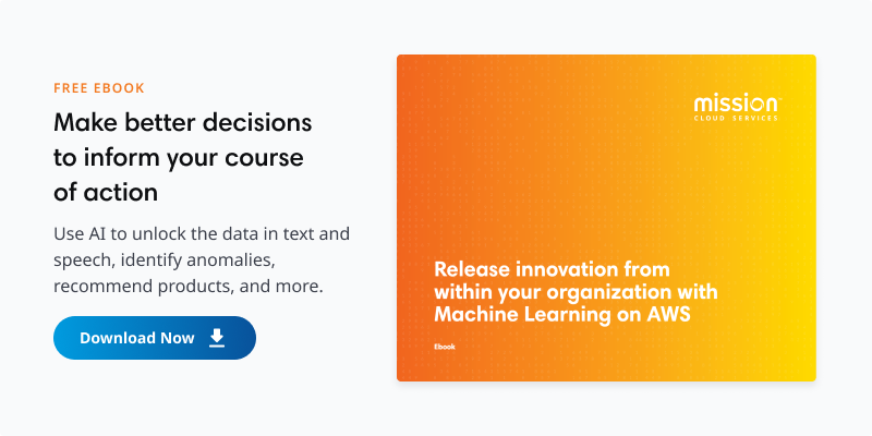 ebook release innovation from within your organization with machine learning on AWS