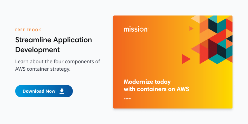 modernize today with containers on aws